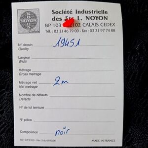 Black French Lace 54"x100"